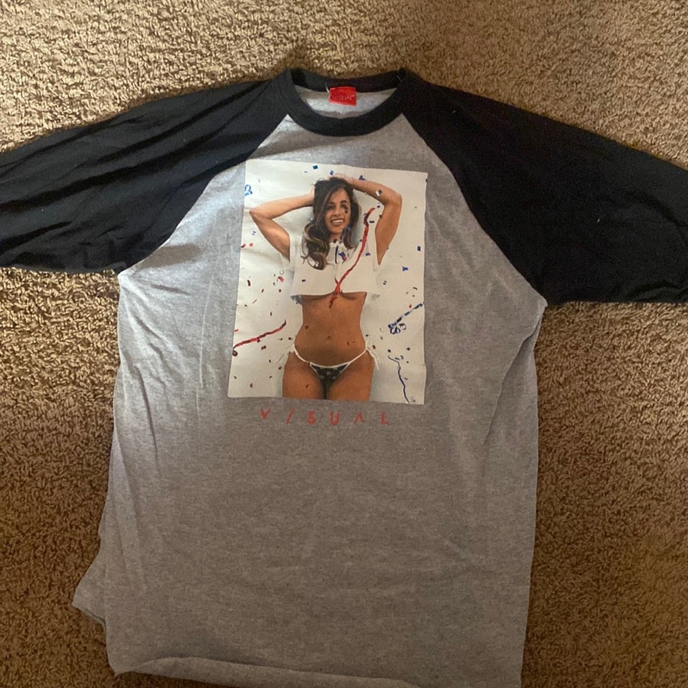 Visual baseball t shirt